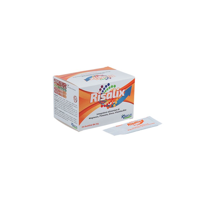 Biogin Risalix Integratore Per Stanchezza e Affaticamento 20 Bustine Biogin - 1