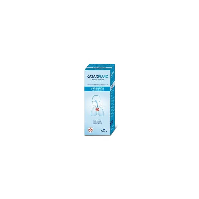 Aurobindo Pharma Italia Katarfluid 5 G/100 Ml Adulti Soluzione Orale - Farmaci per tosse secca e grassa - 024782056 - Aurobin...