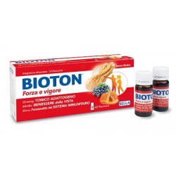 Sella Bioton Ginseng Forza Vig 14 Flaconcini - Integratori per concentrazione e memoria - 972282798 - Sella - € 12,27