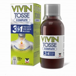 Vivin Tosse 3 in 1 Sciroppo Per Tosse e Mal di Gola 150 Ml - Integratori per mal di gola - 983784113 - Vivin - € 6,35