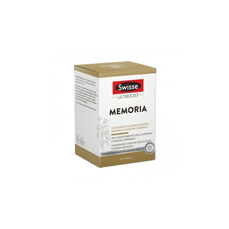 Swisse Ultiboost Memoria E Funzione Cognitiva 60 capsule - Integratori per concentrazione e memoria - 980197343 - Swisse - € ...