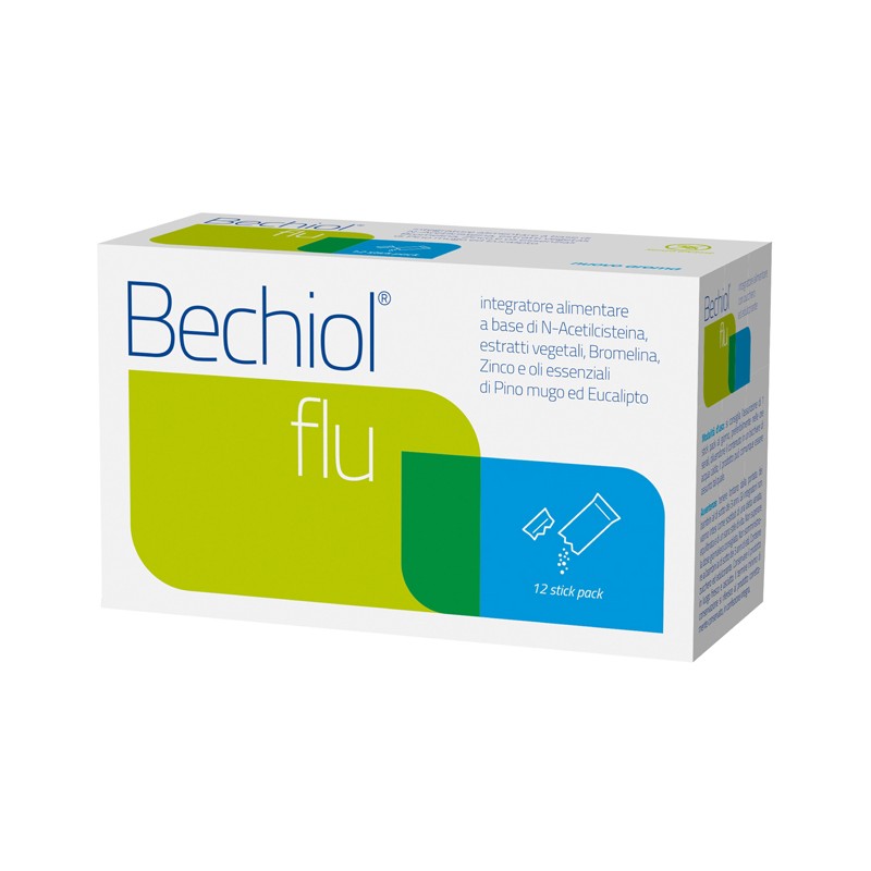 Euronational Bechiol Flu 12 Bustine Stick Pack - Integratori per apparato respiratorio - 924691886 - Euronational - € 13,10