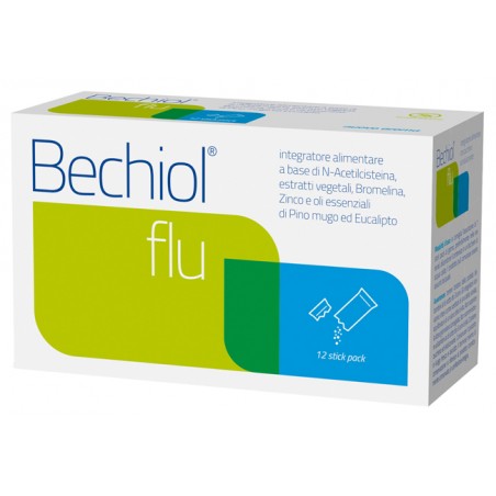 Euronational Bechiol Flu 12 Bustine Stick Pack - Integratori per apparato respiratorio - 924691886 - Euronational - € 13,13