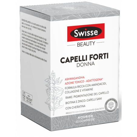 Swisse Capelli Forti Donna 30 compresse - Integratori per pelle, capelli e unghie - 980506392 - Swisse - € 29,80