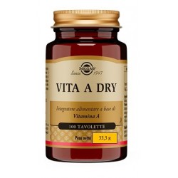 Solgar It. Multinutrient Vita A Dry 100 Tavolette - Integratori per difese immunitarie - 948011820 - Solgar - € 22,06