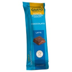 Farmafood Giusto Senza Zucchero Barretta Cioccolato Latte 42 G - Sostitutivi pasto e sazianti - 985499742 - Farmafood