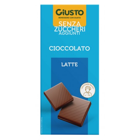 Farmafood Giusto Senza Zucchero Tavoletta Cioccolato Latte 85 G - Sostitutivi pasto e sazianti - 985499969 - Giusto - € 3,40