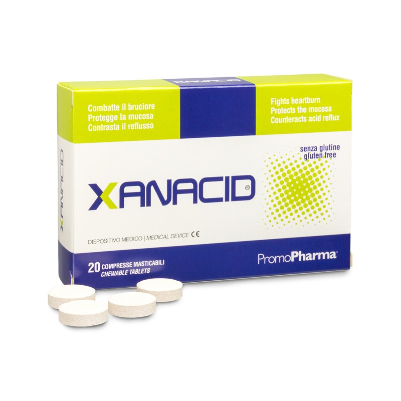 Promopharma Xanacid 20 Compresse Masticabili - Colon irritabile - 934806858 - Promopharma - € 12,50