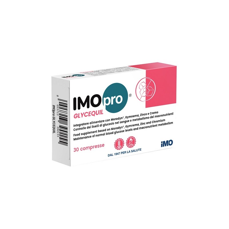 Imopro Glycequil 30 Compresse - Integratori per dimagrire ed accelerare metabolismo - 983693577 - Imo - € 13,28