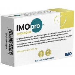 Imopro Cholequil 30 Compresse 1,35 G - Integratori per il cuore e colesterolo - 983837574 - Imo - € 19,18