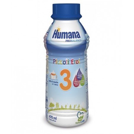 Humana 3 Probalance Latte Crescita 1+ Anni 490 Ml Bottiglia - Latte in polvere e liquido per neonati - 940536636 - Humana - €...