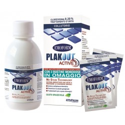 Polifarma Benessere Emoform Plak Out Active 0,20% 200 Ml + 3 Buste - Igiene orale - 981485055 - Polifarma Benessere - € 7,10