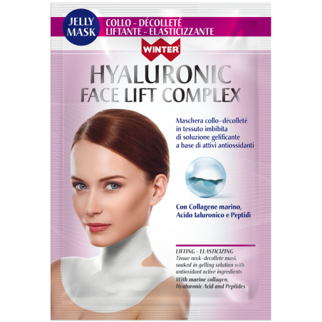 Winter Hyaluronic Face Lift Maschera Collo Decollete 1 Maschera Winter Natura - 1 Winter Hyaluronic Face Lift Maschera Collo Decollete 1 Maschera Winter Natura - 1