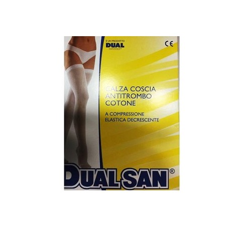 Dual Sanitaly Dualsan Calza Antitrombo Con Tassello 1 - Calzature, calze e ortopedia - 925513917 - Dual Sanitaly - € 30,67