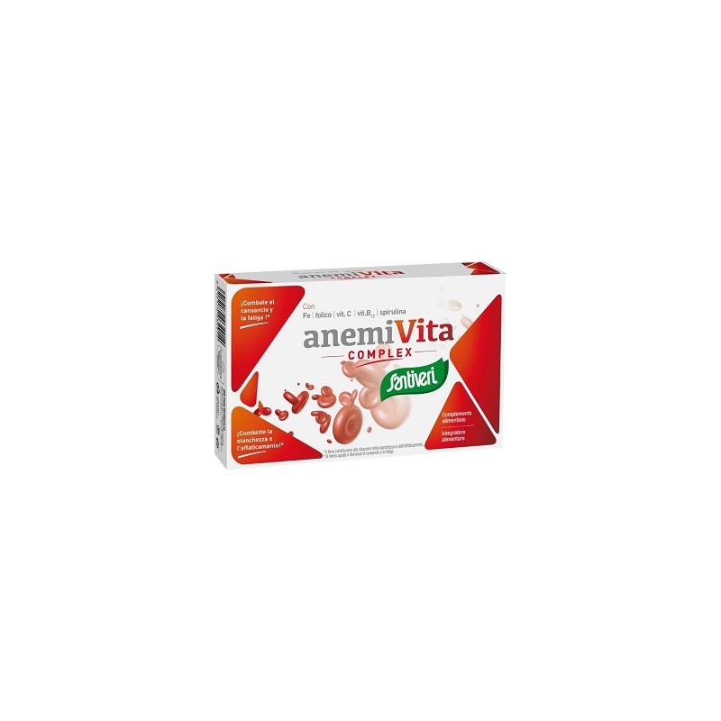 Santiveri Sa Anemivita Complex 40 Capsule - Integratori prenatali e postnatali - 971060328 - Santiveri Sa - € 11,18