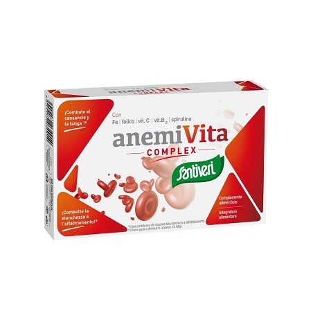 Santiveri Sa Anemivita Complex 40 Capsule - Integratori prenatali e postnatali - 971060328 - Santiveri Sa - € 11,18