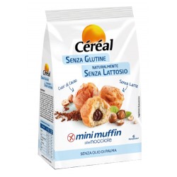 Nutrition & Sante' Italia Cereal Mini Muffin Alle Nocciole Senza Glutine E Lattosio 6 Monoporzioni - Alimenti senza glutine -...
