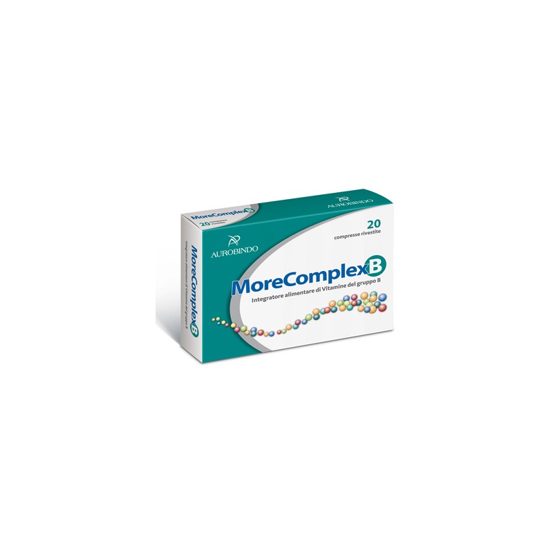 Aurobindo Pharma Italia Morecomplex B 20 Compresse - Vitamine e sali minerali - 975037654 - Aurobindo Pharma Italia - € 4,17