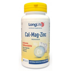 Phoenix - Longlife Longlife Cal Mag Zinc 60 Tavolette - Vitamine e sali minerali - 908224001 - Longlife - € 14,20