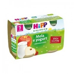 Hipp Italia Hipp Bio Hipp Bio Omogeneizzato Mela Yogurt 2x125 G - Omogenizzati e liofilizzati - 906394972 - Hipp