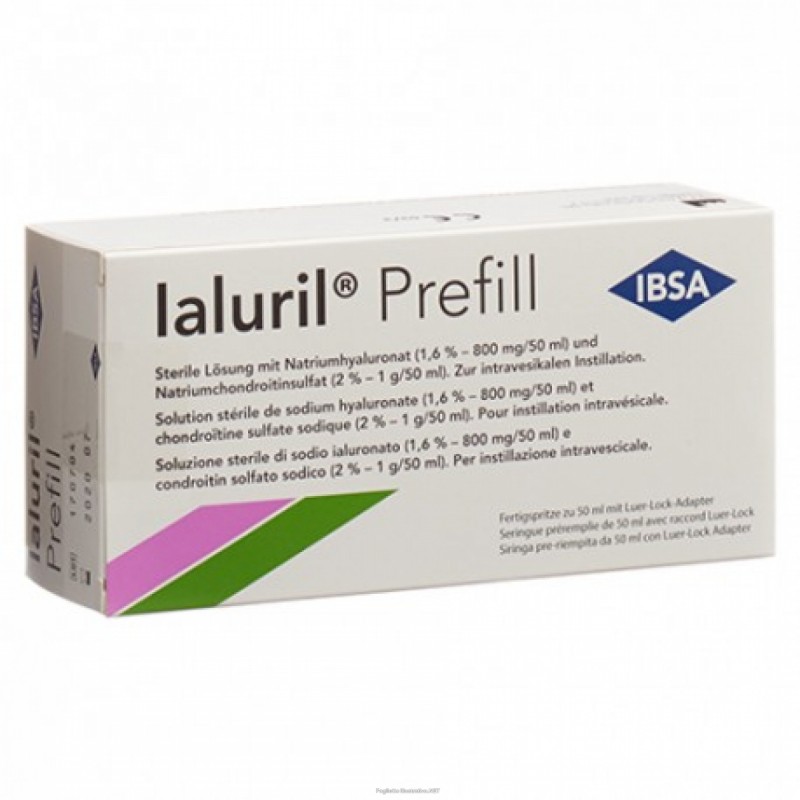 Ibsa Siringa Intra-vescicale Ialuril Prefill Acido Ialuronico 50 Ml - Farmaci ginecologici - 942709940 - Ibsa - € 161,54
