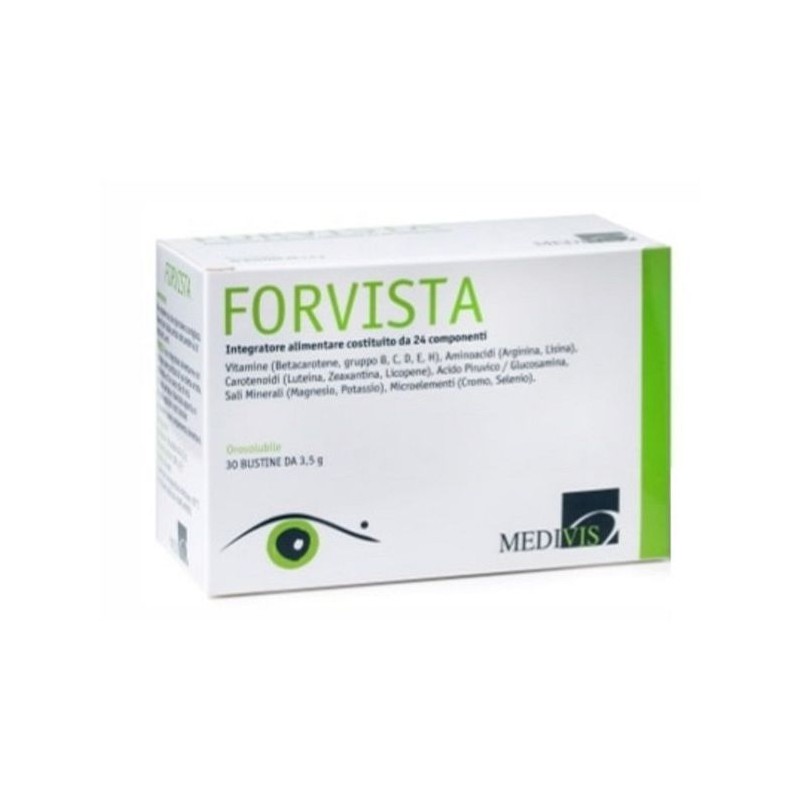 Medivis Forvista Integratore Per Funzione Visiva 30 Bustine - Integratori per occhi e vista - 934857879 - Medivis - € 25,35