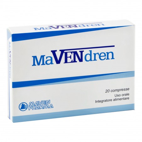 Mavendren Integratore Per Circolazione Venosa 20 Compresse - Integratori drenanti e pancia piatta - 972394668 - Maven Pharma ...