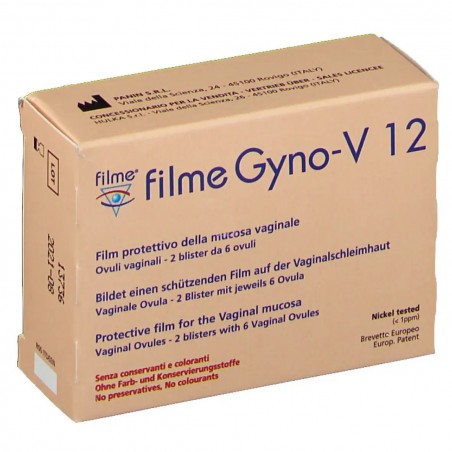 Vea Filme Gyno-V 12 Ovuli Vaginali 12 Ovuli - Lavande, ovuli e creme vaginali - 942860279 - Vea - € 25,02