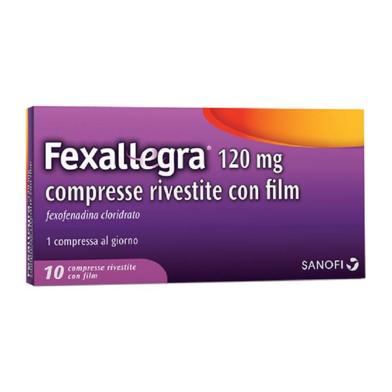 Fexallegra 120 Mg Per Riniti Allergiche 10 Compresse Rivestite - Antistaminici - 049090018 - Fexallegra - € 9,55