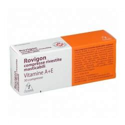 Teofarma Rovigon Vitamina A + E 30 Compresse Rivestite - Farmaci per carenza di micronutrienti - 012812018 - Teofarma - € 11,54