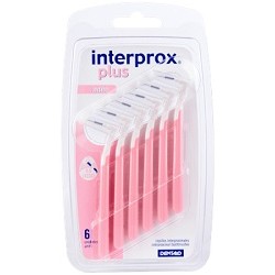 Dentaid Interprox Plus Nano Rosa 6 Pezzi - Fili interdentali e scovolini - 932178371 - Dentaid - € 6,64
