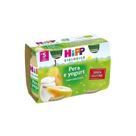 Hipp Italia Hipp Bio Hipp Bio Omogeneizzato Pera Yogurt 2x125 G - Omogeneizzati e liofilizzati - 906395138 - Hipp - € 3,29