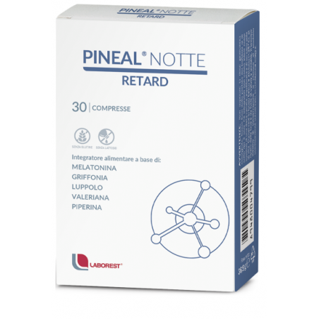Pineal Notte Retard Integratore per Favorire il Sonno 30 Compresse Pineal - 1 Pineal Notte Retard Integratore per Favorire il Sonno 30 Compresse Pineal - 1