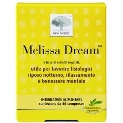 New Nordic Melissa Dream 60 Compresse - Integratori per umore, anti stress e sonno - 931377358 - New Nordic - € 18,99