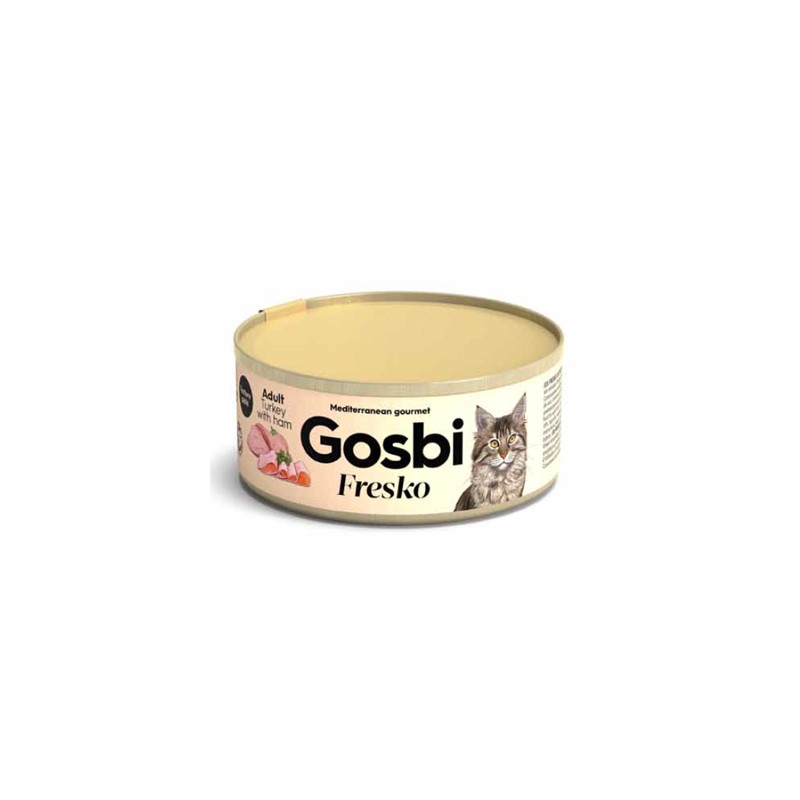 Gosbi Petfood Sa Gosbi Fresko Cat Adult Turkey & Ham 70 G - Rimedi vari - 974514832 - Gosbi Petfood Sa - € 1,32