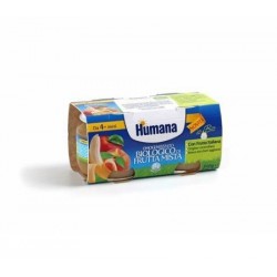 Humana Italia Humana Omogeneizzato Frutta Mista Bio 2 Vasetti 100 G - Omogeneizzati e liofilizzati - 934026042 - Humana - € 2,32