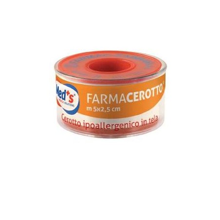Farmac-zabban Cerotto Meds Ipoallergenico Tela 500x1,25cm - Medicazioni - 931988505 - Farmac-Zabban - € 1,94