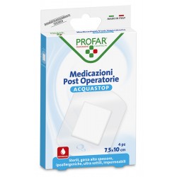 Federfarma. Co Acquastop Medicazione Post Operatoria 7,5x10 Cm Profar Med 4 Pezzi - Medicazioni - 931093924 - Federfarma. Co ...