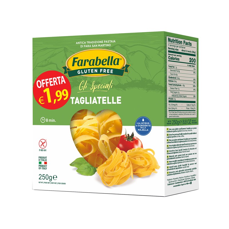 Bioalimenta Farabella Tagliatelle 250g Promo - Alimenti speciali - 981990043 - Bioalimenta - € 2,09
