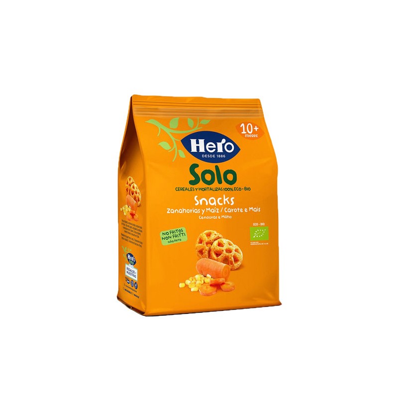 Fater Hero Baby Solo Snack Carota Mais 40 G - Alimentazione e integratori - 981054354 - Fater - € 2,59