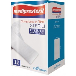 Corman Compresse Sterili Tnt Medipresteril 18x40 Cm 12 Pezzi - Medicazioni - 984112692 - Corman - € 2,45