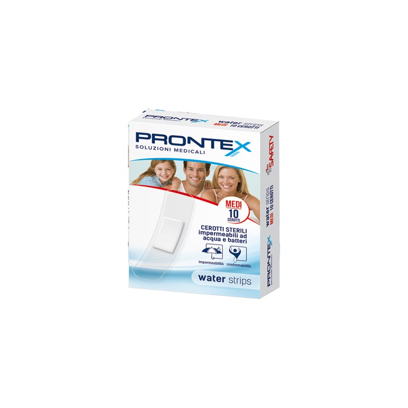 Safety Cerotto Prontex Water Strips Medio 10 Pezzi - Medicazioni - 934014705 - Safety - € 3,03