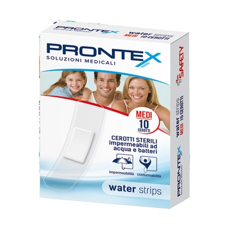 Safety Cerotto Prontex Water Strips Medio 10 Pezzi - Medicazioni - 934014705 - Safety - € 3,06