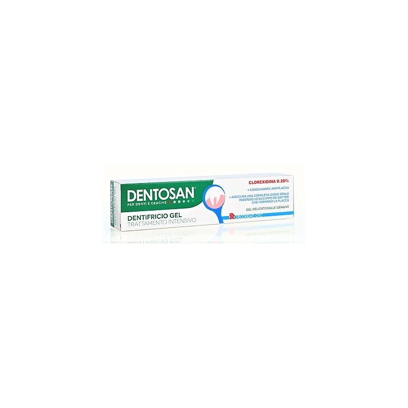 Dentosan Gel Dentifricio Clorexidina 0,2% Antiplacca 75 Ml - Dentifrici e gel - 901188615 - Dentosan - € 4,99