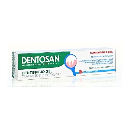 Dentosan Gel Dentifricio Clorexidina 0,2% Antiplacca 75 Ml - Dentifrici e gel - 901188615 - Dentosan - € 4,99