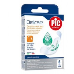 Pikdare Cerotto Pic Delicate Dita Antibatterico 6 Pezzi - Medicazioni - 926988078 - Pikdare - € 3,14