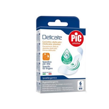 Pikdare Cerotto Pic Delicate Dita Antibatterico 6 Pezzi - Medicazioni - 926988078 - Pikdare - € 2,93