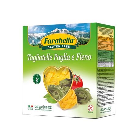 Bioalimenta Farabella Tagliatelle Paglia Fieno 250 G - Alimenti speciali - 975388000 - Bioalimenta - € 2,96