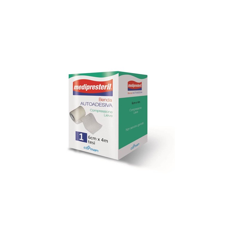 Corman Benda Adesiva Medipresteril 6x400cm - Medicazioni - 923212892 - Corman - € 3,05