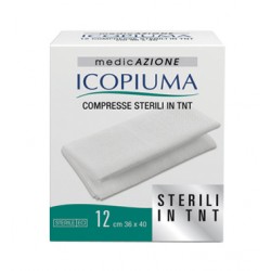 Desa Pharma Garza Compressa In Tessuto Non Tessuto Icopiuma Autoadesiva 36x40cm 12 Pezzi - Medicazioni - 902981366 - Icopiuma...